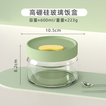 Hestia Silicone-Lock™ Premium Borosilicate Glass Lunch Box & Bento Container