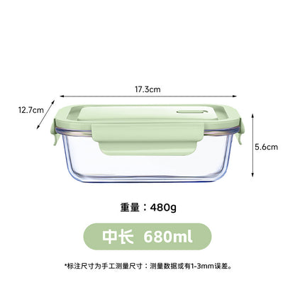 Hestia Silicone-Lock™ Classic Round Borosilicate Glass Food Container Series