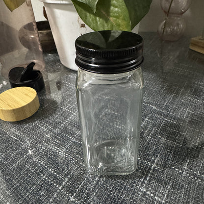 Hestia Eco-Shield™ Minimalist Square Seasoning Jar & Salt Cellar