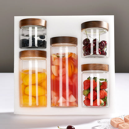 Minimalist Wide-Mouth Ribbed Glass Bowl | Professional Culinary Series