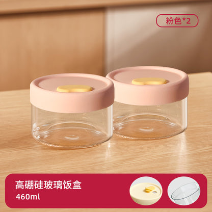 Hestia Silicone-Lock™ Premium Borosilicate Glass Lunch Box & Bento Container