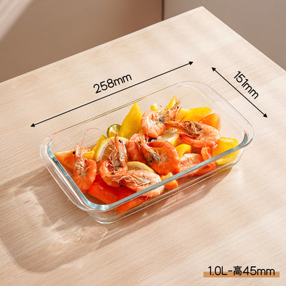 Hestia B2B Glassware - Professional High-Borosilicate Glass Baking Dish | Heat-Resistant Ovenware Series - Premium Quality - 2