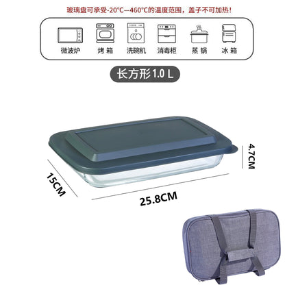 Hestia Shield-Grade™ Multi-Functional Borosilicate Glass Baking Dish with Cover