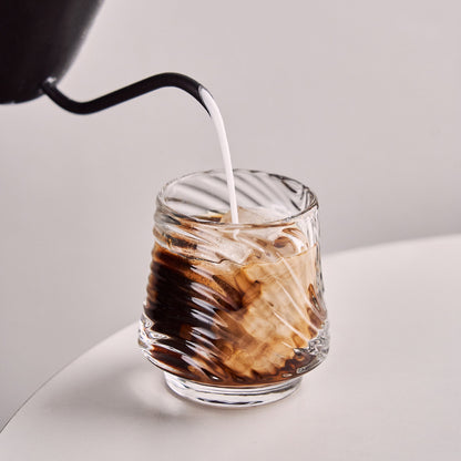 Internet celebrity volcano cup simple glass whiskey glass ins wind creative glass cold brew coffee cup foreign wine cup