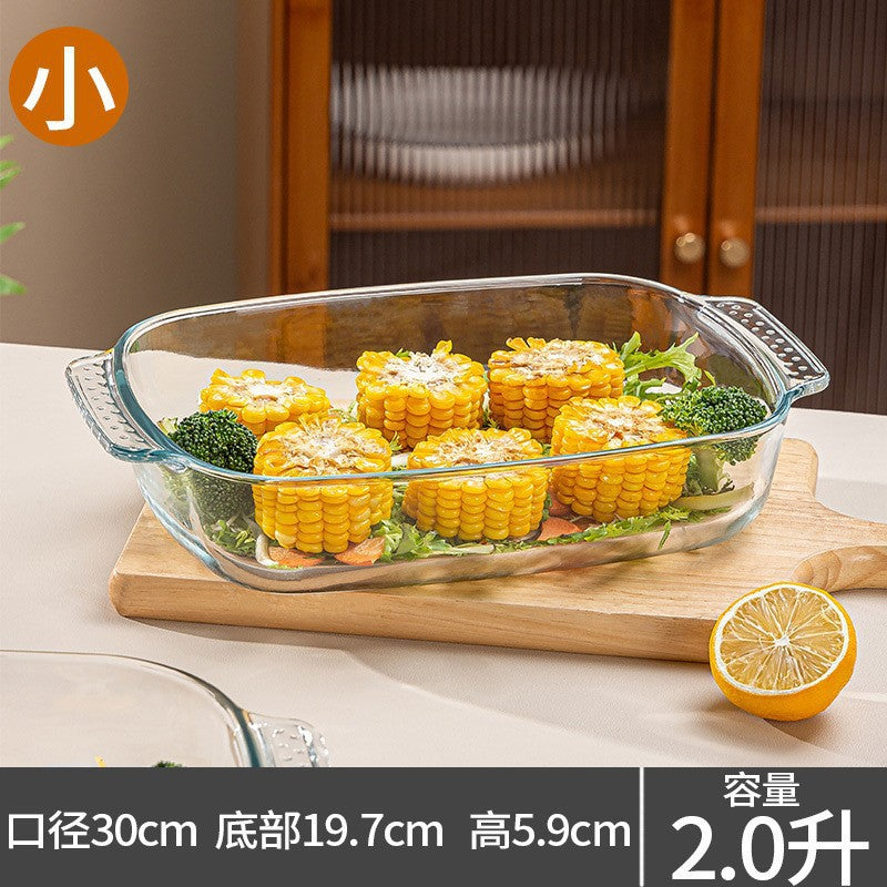 Hestia Shield-Grade™ Binaural Borosilicate Glass Baking Pan & Crystal Pot Series