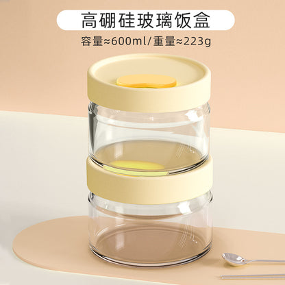 Hestia Silicone-Lock™ Premium Borosilicate Glass Lunch Box & Bento Container