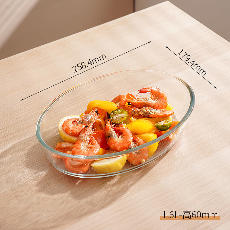 Hestia B2B Glassware - Professional High-Borosilicate Glass Baking Dish | Heat-Resistant Ovenware Series - Premium Quality - 7