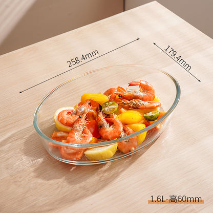 Hestia B2B Glassware - Professional High-Borosilicate Glass Baking Dish | Heat-Resistant Ovenware Series - Premium Quality - 7