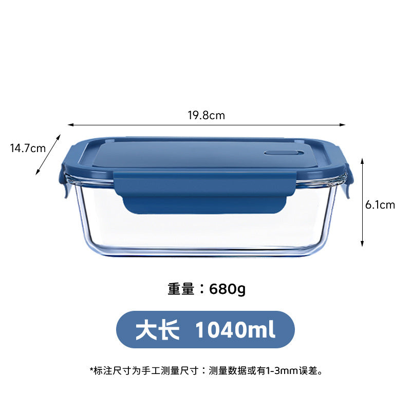 Hestia Silicone-Lock™ Classic Round Borosilicate Glass Food Container Series