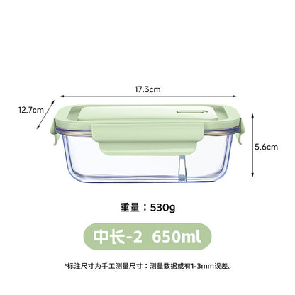 Hestia Silicone-Lock™ Classic Round Borosilicate Glass Food Container Series