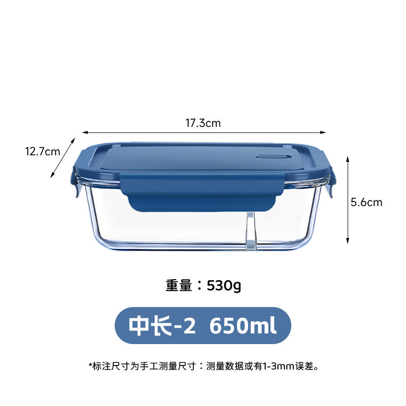 Hestia Silicone-Lock™ Classic Round Borosilicate Glass Food Container Series