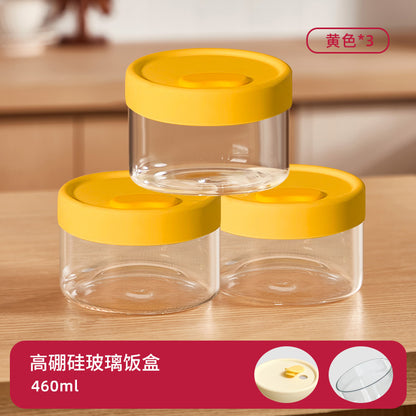 Hestia Silicone-Lock™ Premium Borosilicate Glass Lunch Box & Bento Container