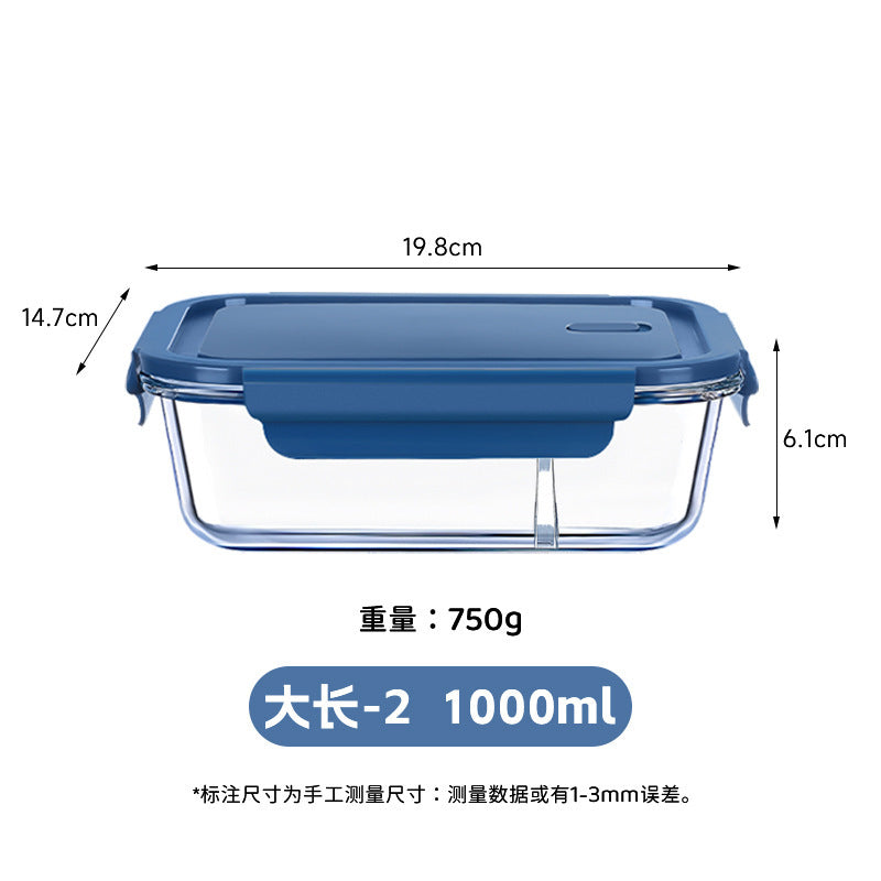 Hestia Silicone-Lock™ Classic Round Borosilicate Glass Food Container Series