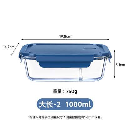 Hestia Silicone-Lock™ Classic Round Borosilicate Glass Food Container Series