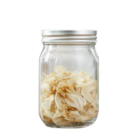 Hestia Crystalline-Grade™ Square Glass Mason Jar & Honey Storage Pot