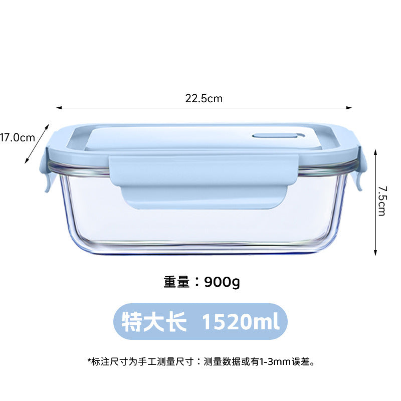 Hestia Silicone-Lock™ Classic Round Borosilicate Glass Food Container Series