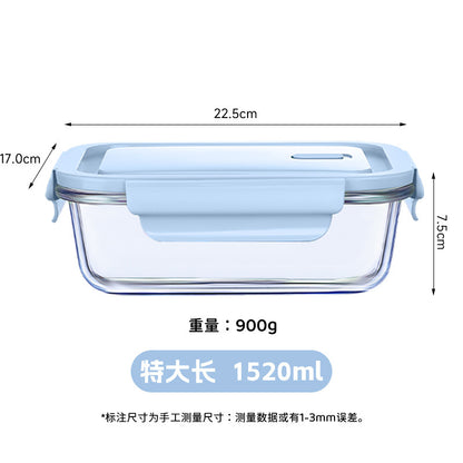 Hestia Silicone-Lock™ Classic Round Borosilicate Glass Food Container Series