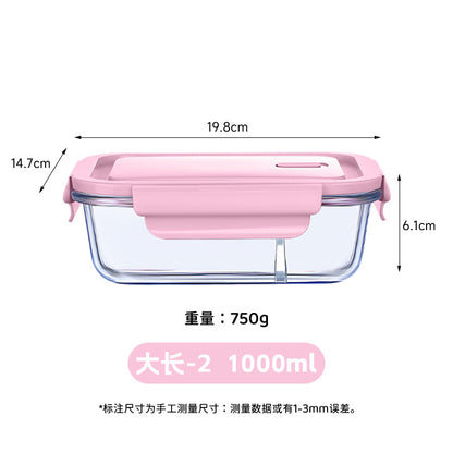 Hestia Silicone-Lock™ Classic Round Borosilicate Glass Food Container Series