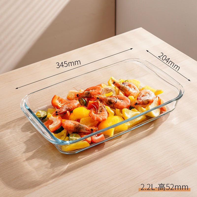 Hestia B2B Glassware - Professional High-Borosilicate Glass Baking Dish | Heat-Resistant Ovenware Series - Premium Quality - 4