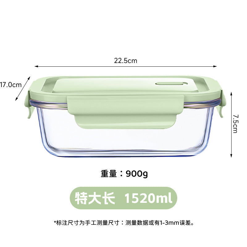 Hestia Silicone-Lock™ Classic Round Borosilicate Glass Food Container Series
