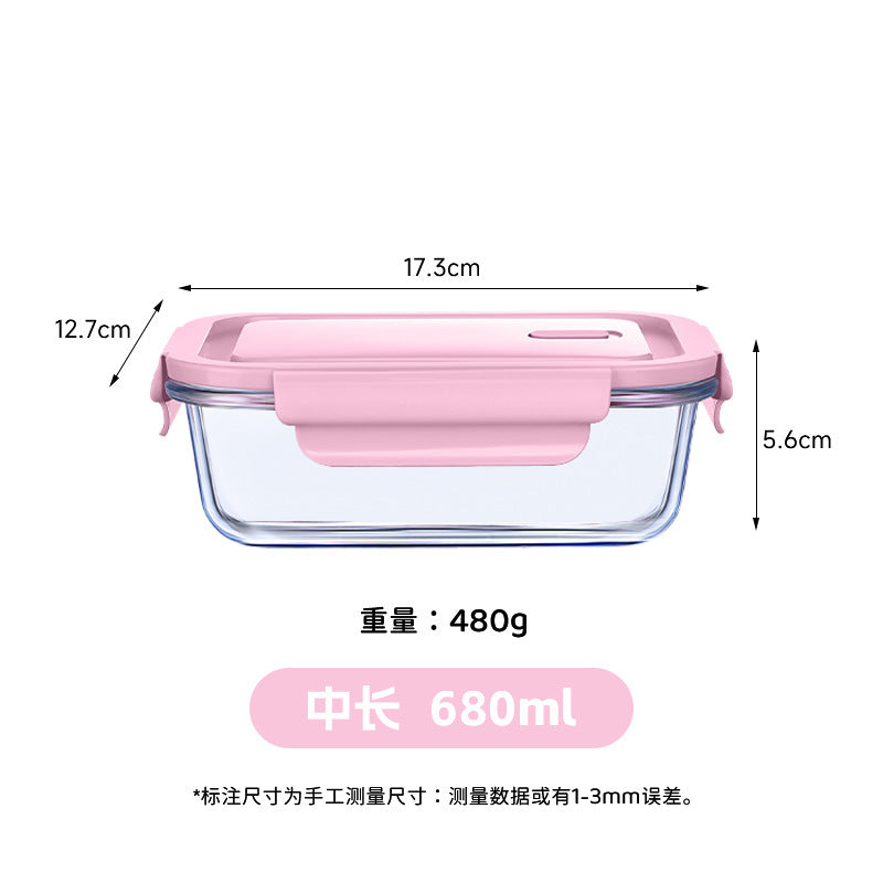 Hestia Silicone-Lock™ Classic Round Borosilicate Glass Food Container Series