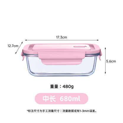 Hestia Silicone-Lock™ Classic Round Borosilicate Glass Food Container Series