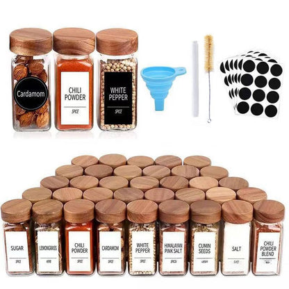 Hestia Eco-Shield™ Minimalist Square Seasoning Jar & Salt Cellar