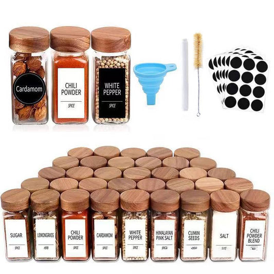 Hestia Eco-Shield™ Minimalist Square Seasoning Jar & Salt Cellar